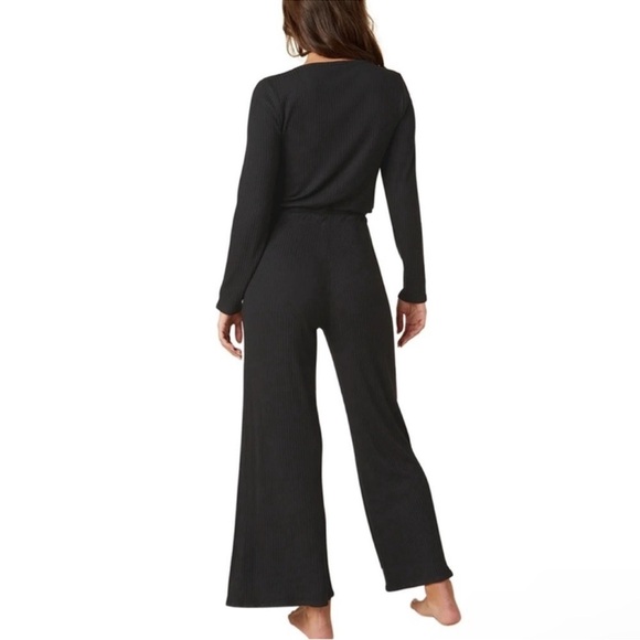 Beyond Yoga So Chic Jumpsuit Ribbed Black Size 2X - Picture 2 of 11